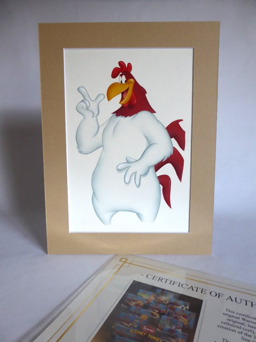 OOAK LOONEY TUNES WARNER BROS. PRODUCTION ARTWORK FOGHORN LEGHORN (w/ C of A)